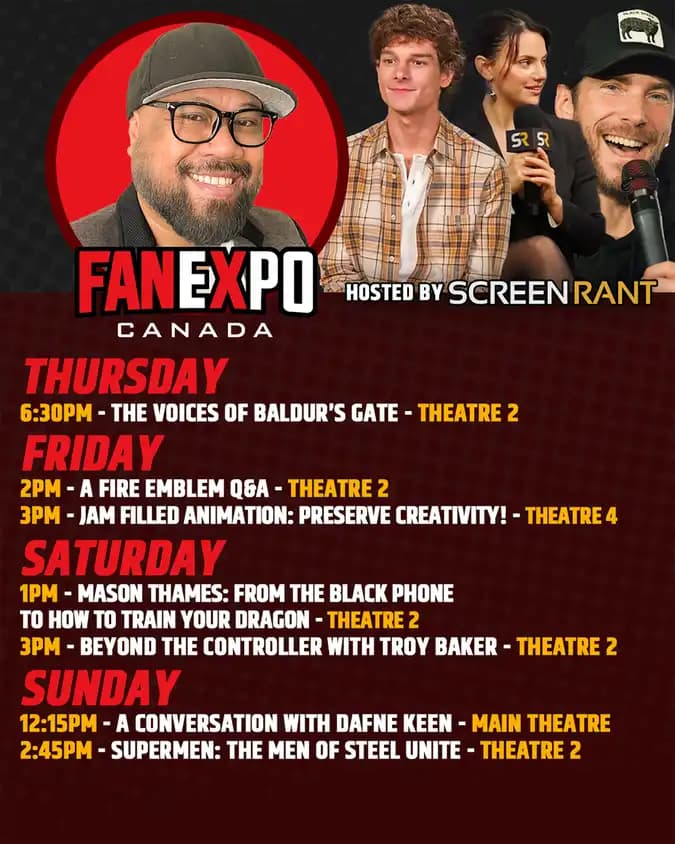 ScreenRant回归2025加拿大粉丝博览会