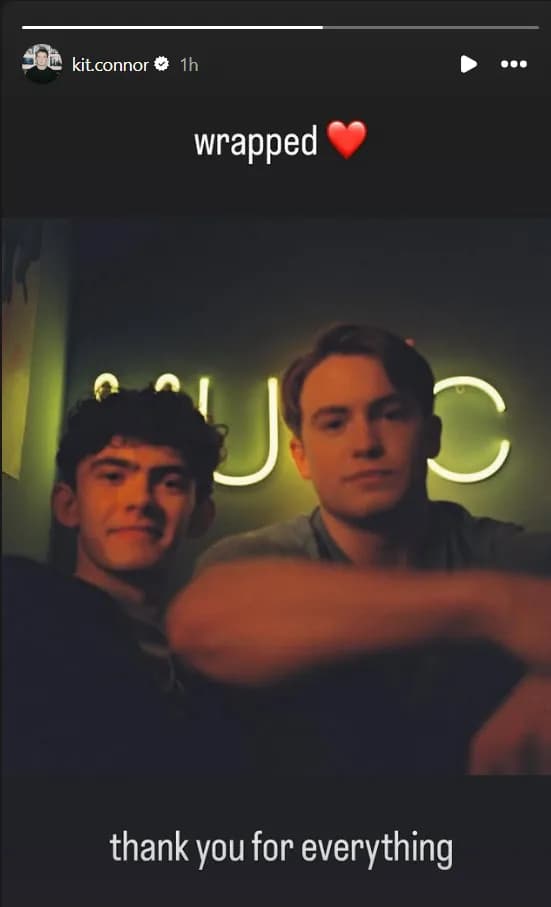 心跳漏一拍电影版杀青:基特·康纳与乔·洛克分享幕后花絮